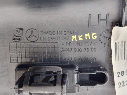 14-23 MERCEDES VITO W447 LEFT SIDE B-PILLAR LOWER SEAT BASE TRIM A4479107900