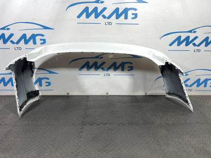 16-19 AUDI A4 B9 ULTRA SE GENUINE REAR BUMPER IN WHITE (DAMAGED)
