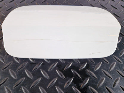 16-23 AUDI S5 COUPE GENUINE REAR FUEL DOOR COVER TRIM IBIS WHITE LY9C 8W6809907