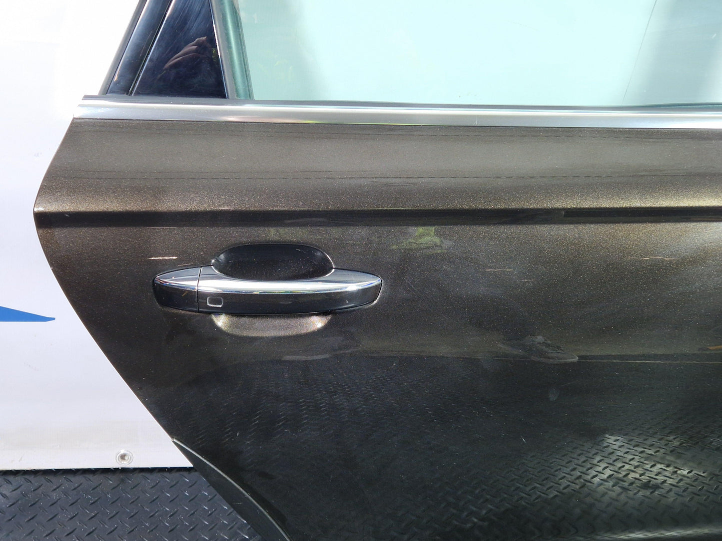 Audi A6 Allroad C7 Rear Right Driver O/S Complete Door in Brown LY8Z