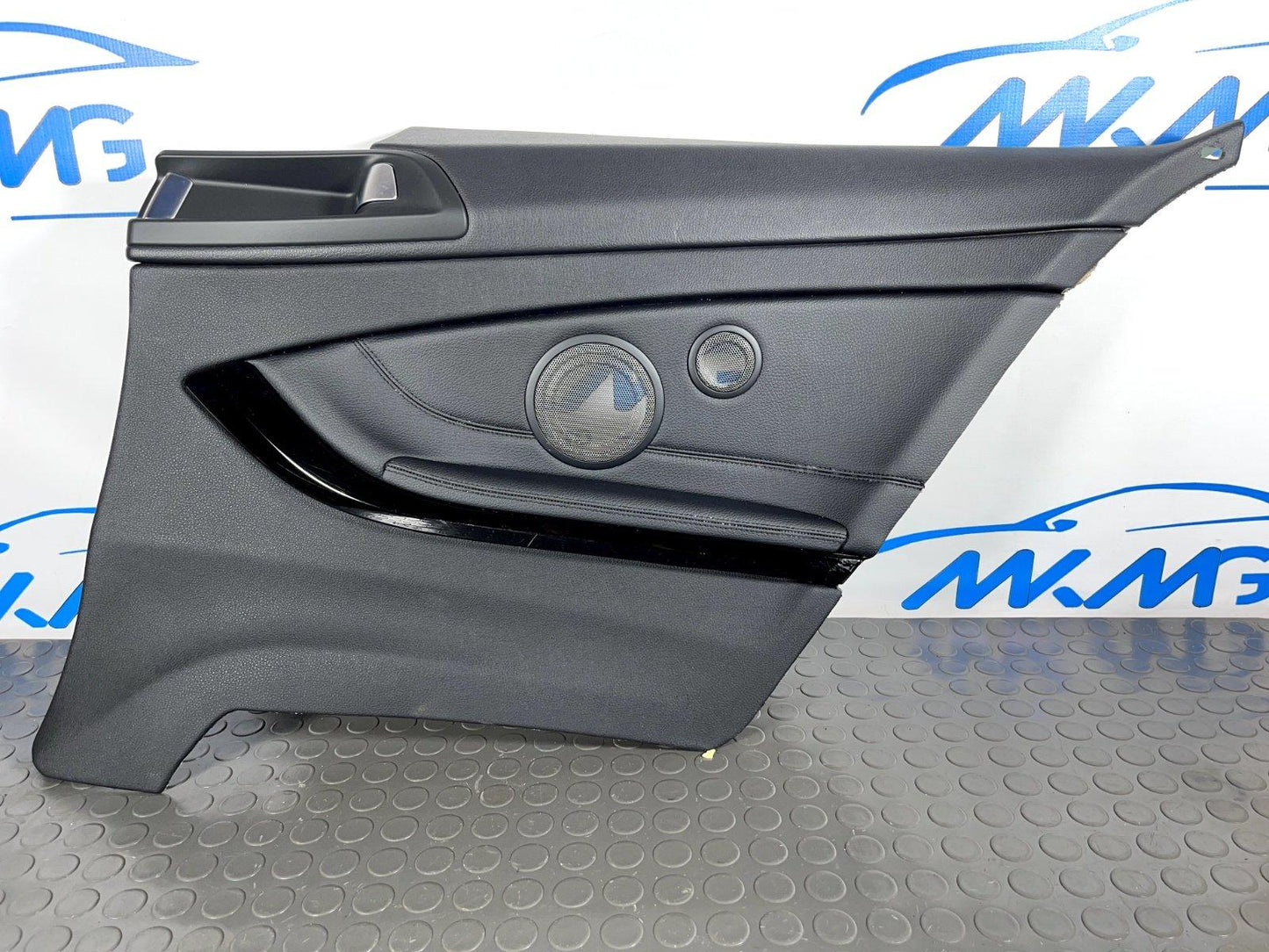 BMW 4 SERIES F32 REAR RIGHT BLACK LEATHER DOOR PANEL (H/K COVER) 7302762