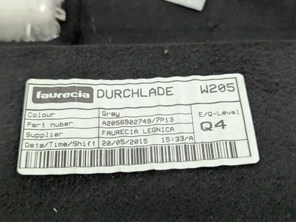 MERCEDES-BENZ W205 REAR PARCEL SHELF BLACK WITH STOP LIGHT A2056902749