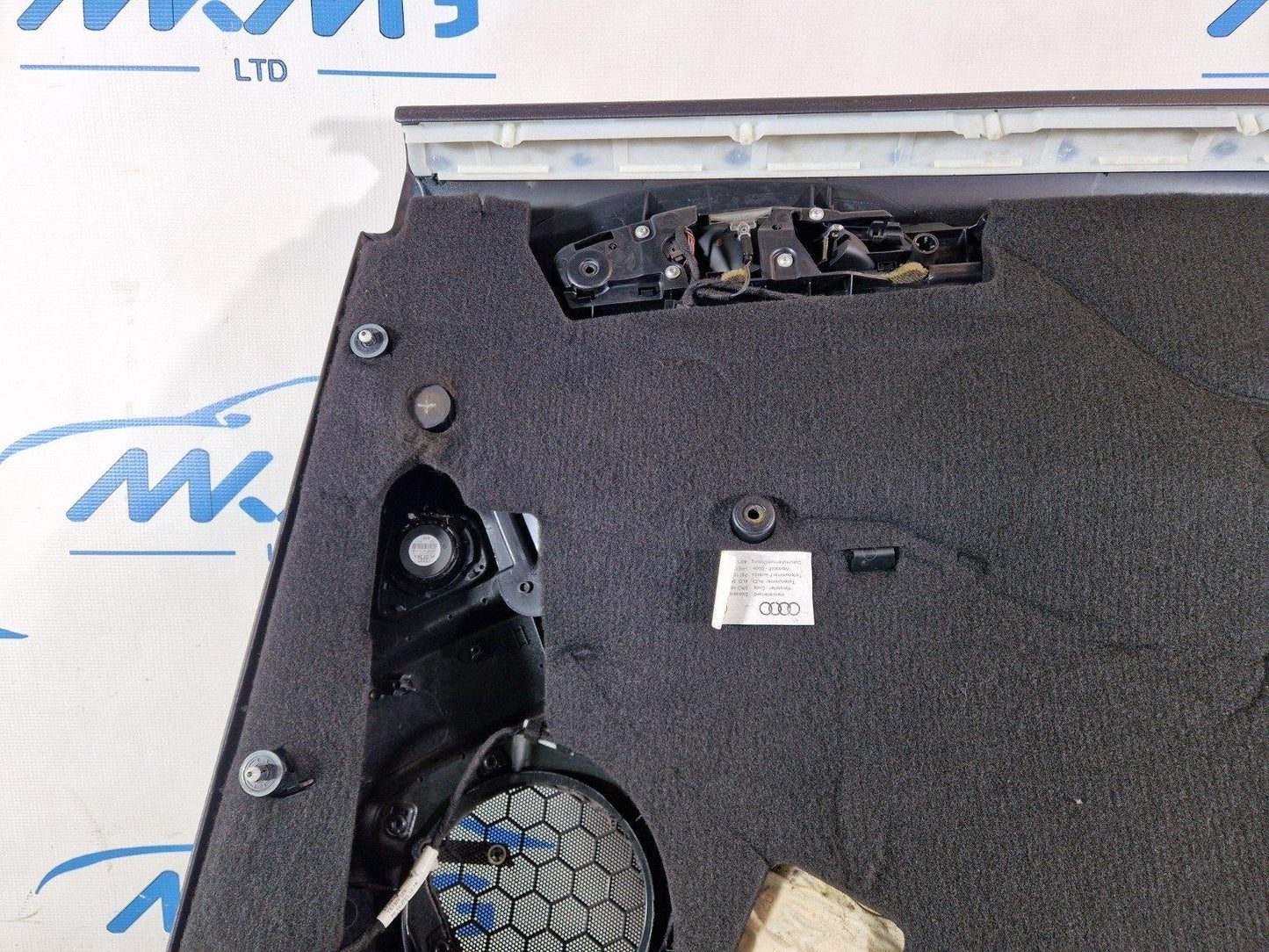 10-15 AUDI Q7 4L GENUINE OEM REAR LEFT SIDE DOOR CARD PANEL TRIM 4L0867305