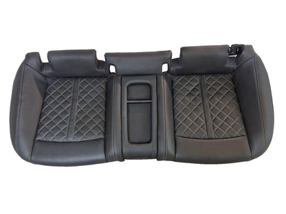 17-24 AUDI S5 F5 OEM REAR BLACK LEATHER COMFORT SEAT BENCH 8W6885079B 8W6885079
