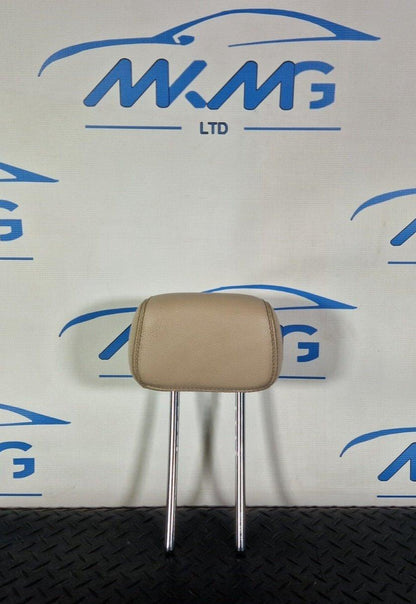 14-21 MERCEDES BENZ W205 REAR CENTER SEAT BEIGE LEATHER HEADREST A2059701950