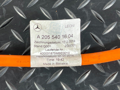 14-21 MERCEDES BENZ C350e W205 HYBRID BATTERY CABLE A2055401604