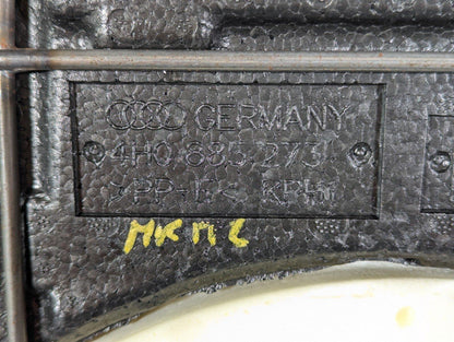 10-17 AUDI A8 4H  REAR N/S LEFT LEATHER BACK REST 4H0885273