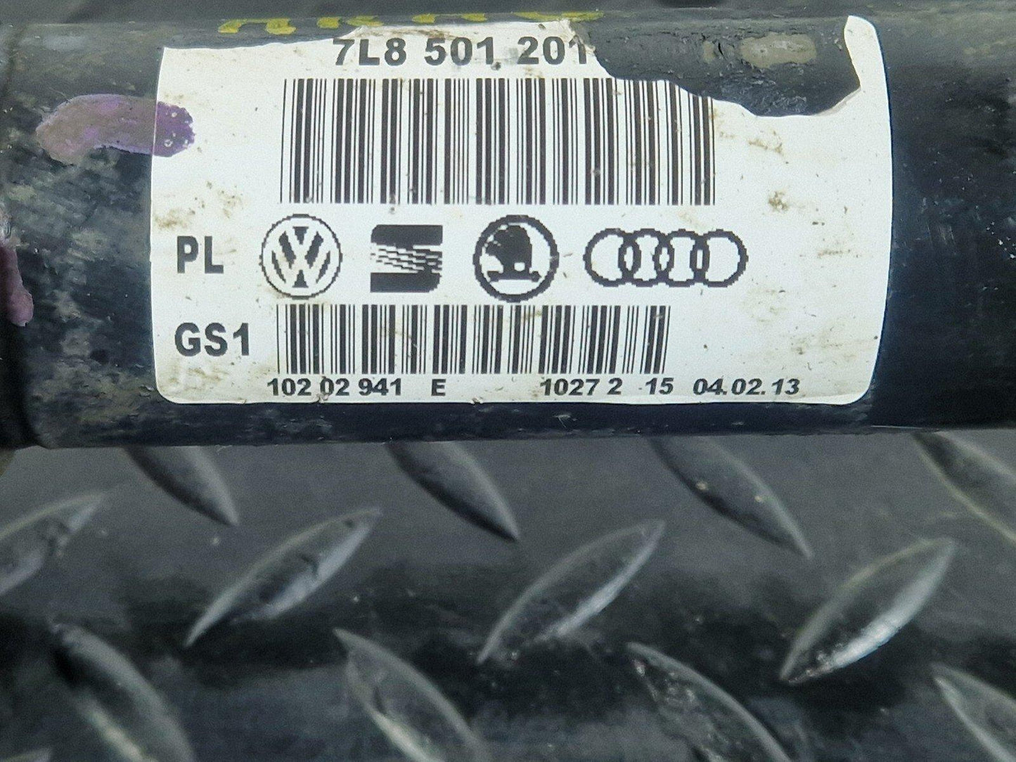 10-15 AUDI Q7 4L GENUINE OEM REAR LEFT OR RIGHT DRIVESHAFT 7L8501201
