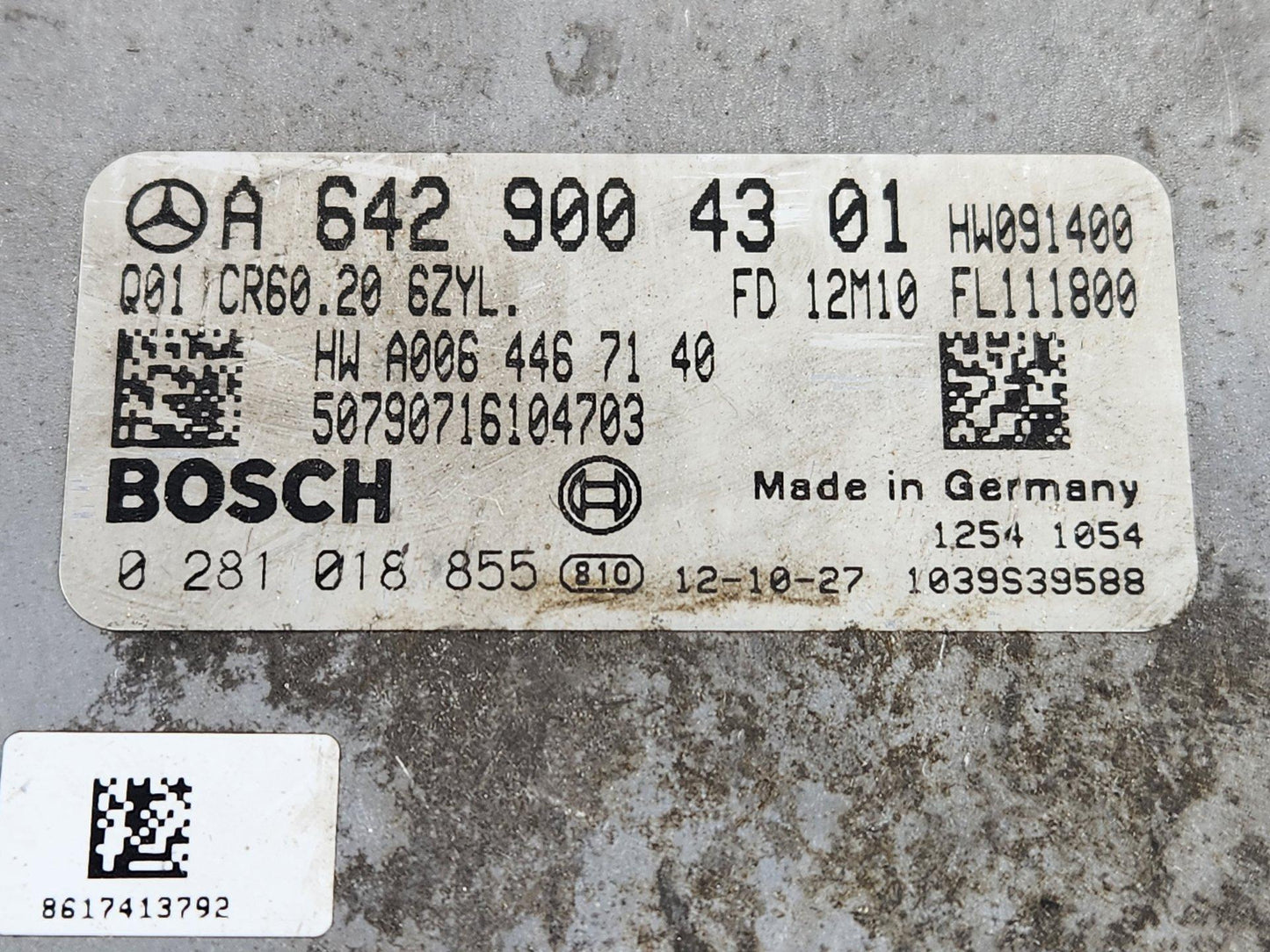 Mercedes-Benz ML Genuine Engine Control Module ECU A6429004301