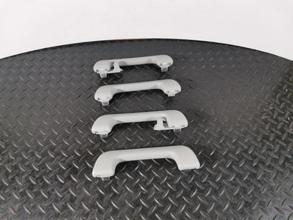 16-19 AUDI A4 B9 SALOON GENUINE INTERIOR ROOF HANDLES X4 SET GREY