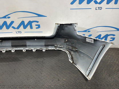 16-19 AUDI A4 B9 ULTRA SE GENUINE REAR BUMPER IN WHITE (DAMAGED)