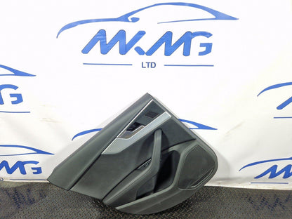 16-19 AUDI A4 B9 GENUINE REAR LEFT N/S/R LEATHER DOOR CARD PANEL