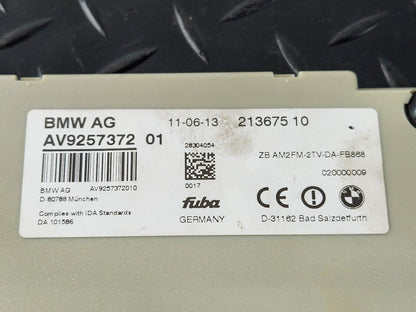 11-18 BMW 6 SERIES F13 F06 GENUINE DIVERSITY ANTENNA MODULE 9257372