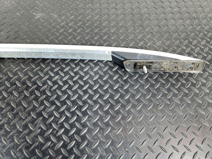 11-19 MERCEDES BENZ ML W166 GENUINE RIGHT O/S CHOME ROOF RACK RAIL A1668900493