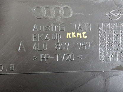 10-15 AUDI Q7 4L OEM NSR PASSENGER SIDE REAR LOWER C PILLAR TRIM 4L0867767