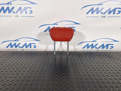 12-18 BMW 4 SERIES F36 LCI REAR LEFT/RIGHT SIDE SEAT RED LEATHER HEADREST