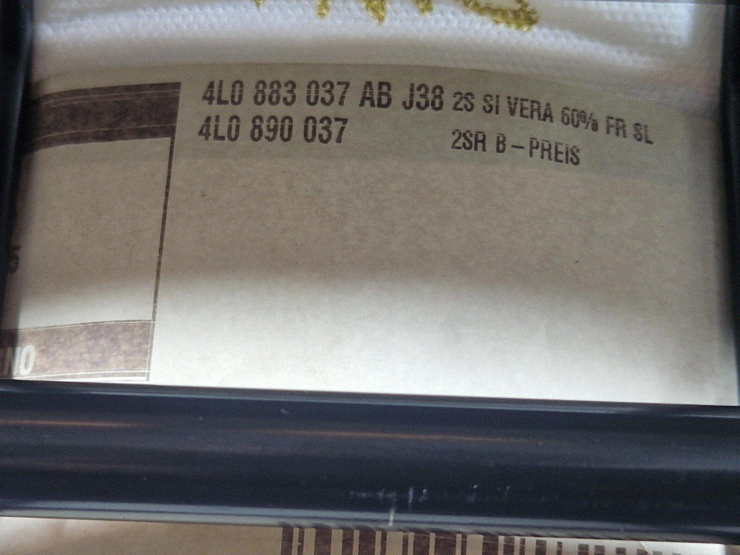 10-15 AUDI Q7 4L GENUINE REAR LEFT SEATS 2ND ROW 4L0890037
