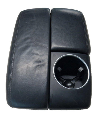10-15 AUDI Q7 4L GENUINE CENTER CONSOLE LEATHER ARMREST CUP HOLDER 4L2864207N