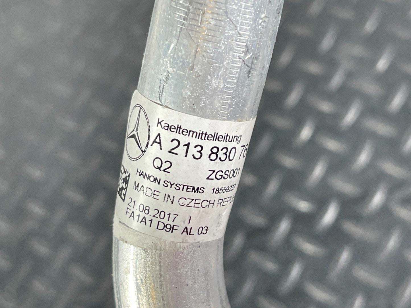 14-21 MERCEDES BENZ W205 AIR CONDITIONING HOSE PIPE A2138307602