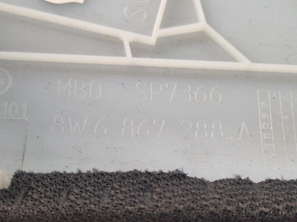 2017 AUDI A5 GENUINE REAR RIGHT UPPER C PILLAR TRIM 8W6867288A
