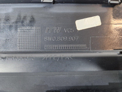 16-19 AUDI A4 B9 GENUINE FUEL DOOR IN GREY 8W0809907 LX7L