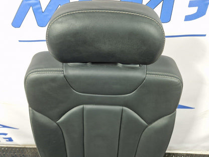 16-20 AUDI Q7 4M GENUINE REAR LEFT 2ND ROW BLACK LEATHER SEAT WITH HEADREST