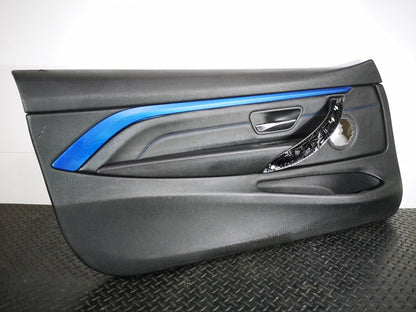 14-20 BMW 4-SERIES M-SPORT F32 GENUINE FRONT LEFT N/S DOOR CARD PANEL 62588631