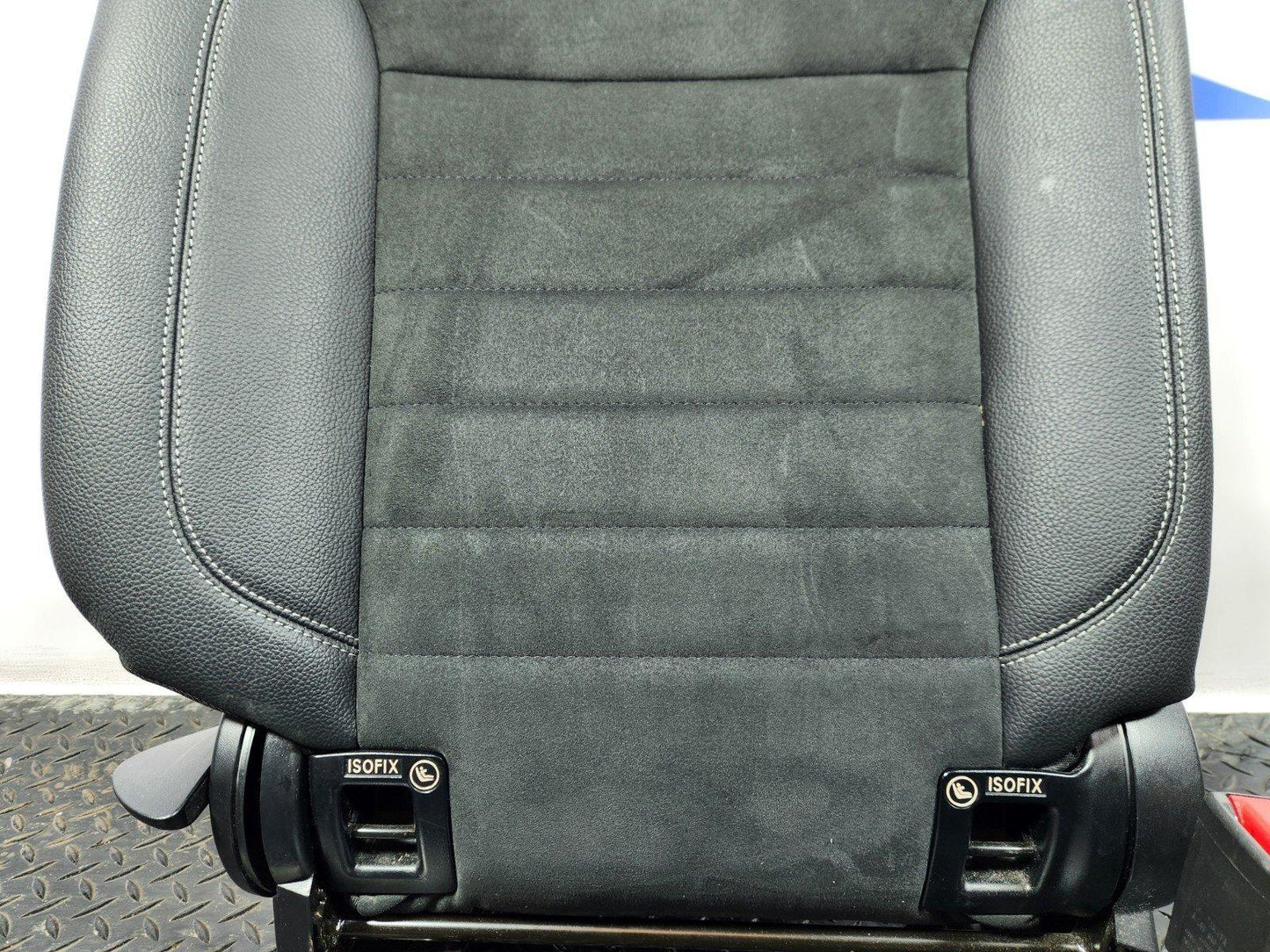 11-19 MERCEDES BENZ ML W166 REAR RIGHT DRIVER SIDE SEAT BACKREST HALF LEATHER