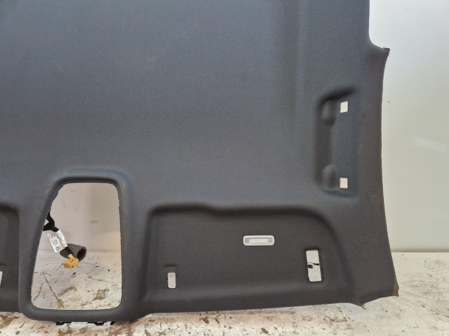 16-20 AUDI Q7 4M GENUINE ROOFLINER HEADLINER IN BLACK 371528341024A9 4M0867506D