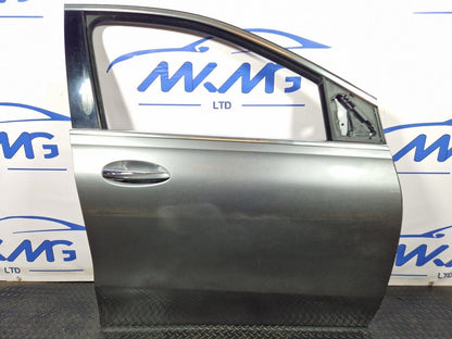 19-ON MERCEDES BENZ B CLASS W247 FRONT RIGHT O/S DRIVER COMPLETE DOOR IN GREY