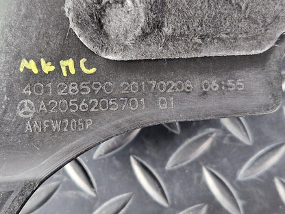 14-21 MERCEDES BENZ C200d W205 OEM RIGHT ENGINE PARTITION WALL A2056205701