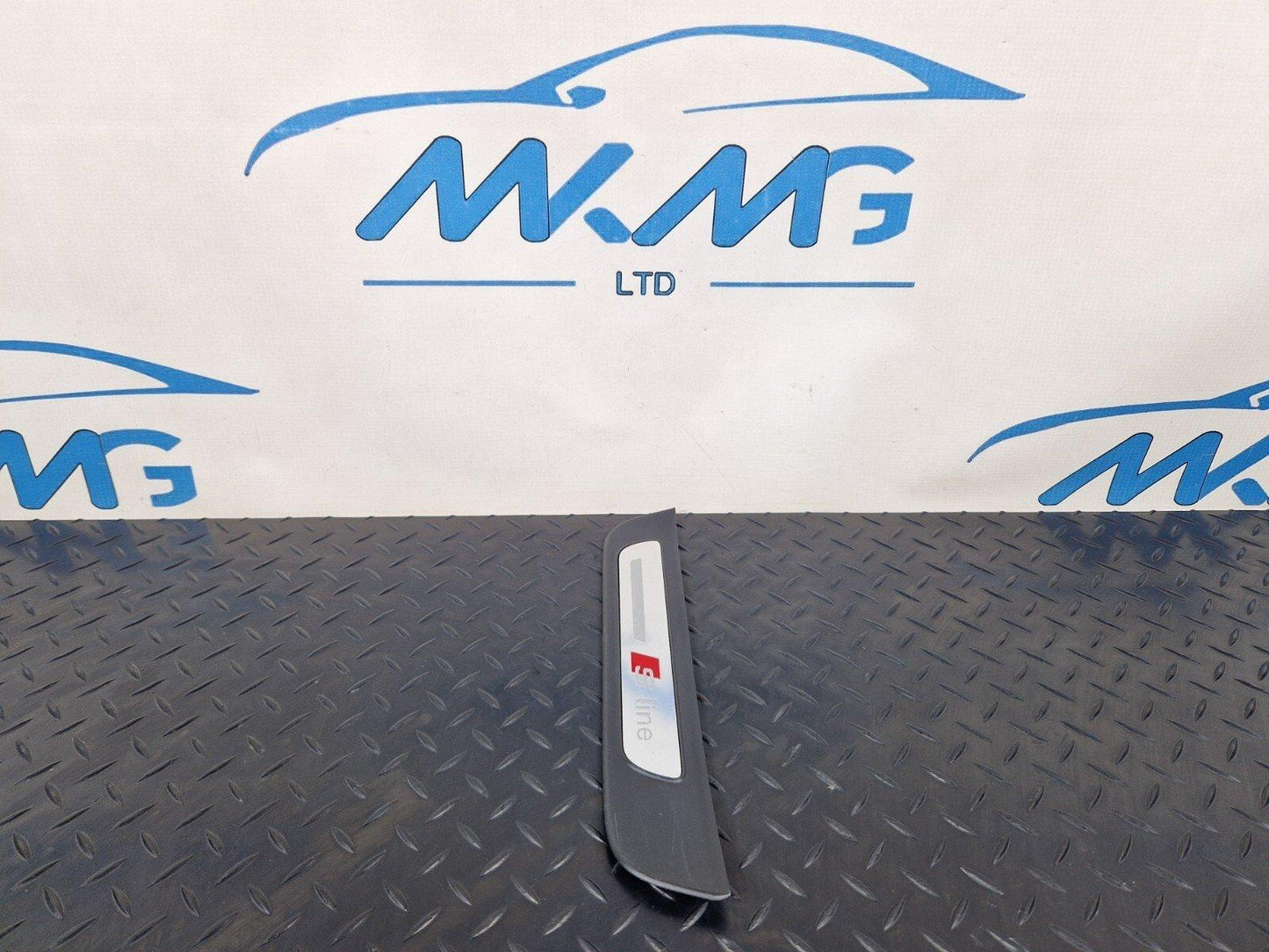 10-18 AUDI A7 4G S-LINE GENUINE OEM REAR LEFT DOOR SILL TRIM 4G8853375