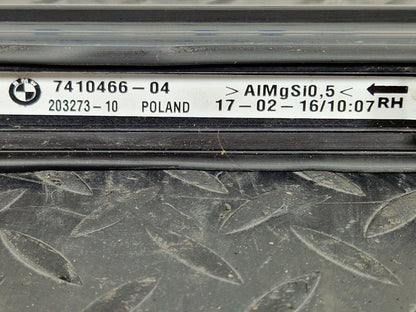 16-22 BMW X1 F48 GENUINE DRIVER RIGHT SIDE ROOF RAIL 7410466