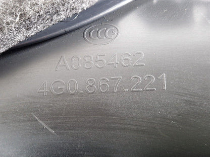 12-18 AUDI A6 C7 GENUINE PASSENGER REAR LEFT DOOR CARD 4G0867221 4G0867305