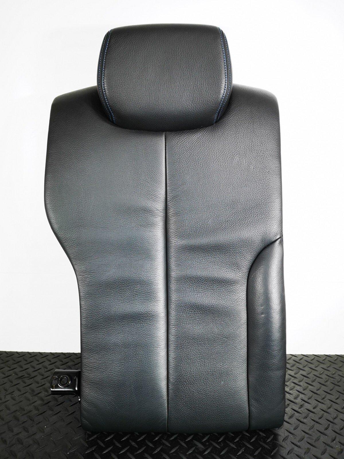 14-20 BMW 4-SERIES M-SPORT F32 GENUINE REAR RIGHT LEATHER SEAT BLUE STITCHING
