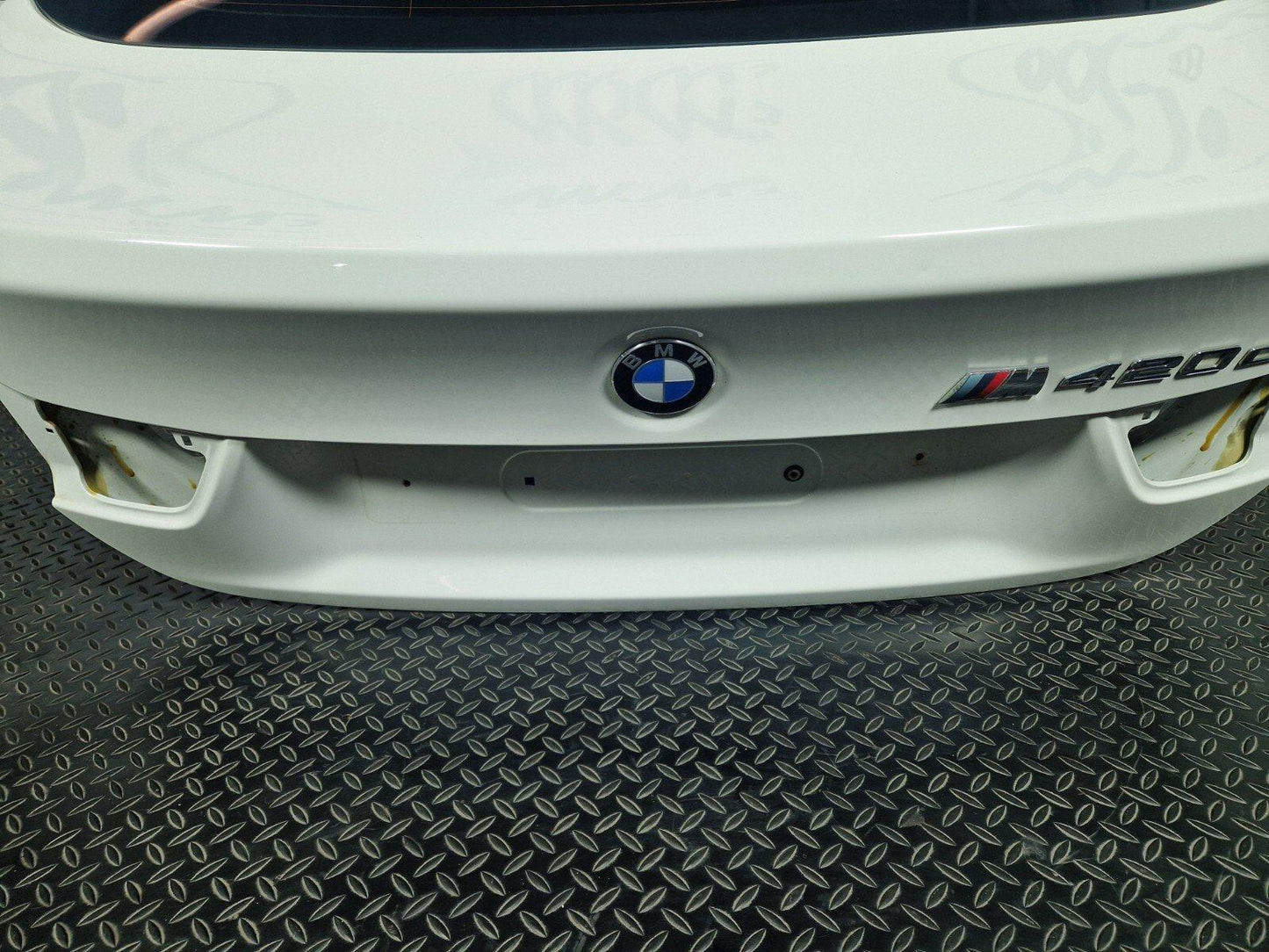 12-18 BMW 4 SERIES F36 LCI M-SPORT GENUINE TAILGATE PANEL ALPINE WHITE 300