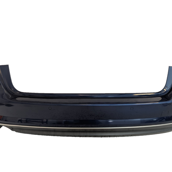 16-19 AUDI A4 B9 SPORT GENUINE OEM REAR BUMPER IN BLUE X5Q 8W9807511J 8W9807385