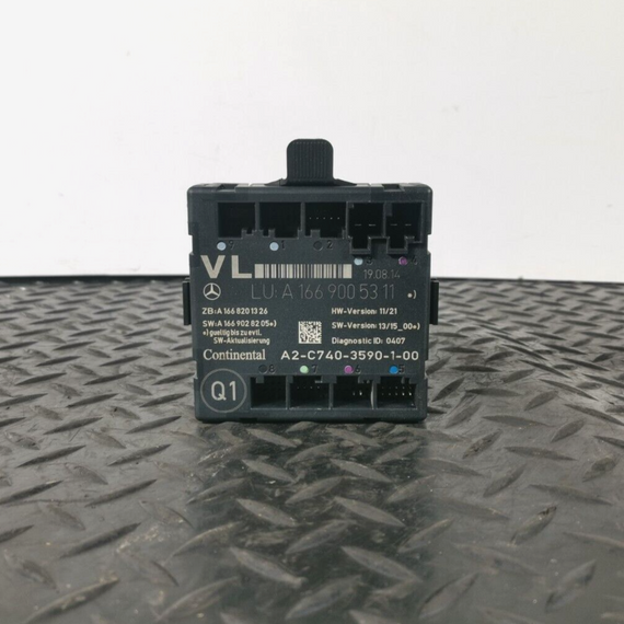 12-18 MERCEDES A-CLASS W176 GENUINE DOOR CONTROL UNIT MODULE A1669005311