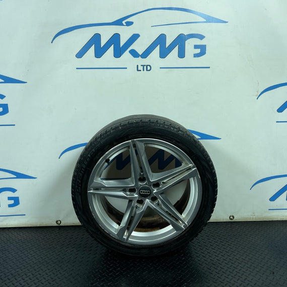 1X 18'' GENUINE AUDI A4 S LINE SPEEDLINE 8.0J ET40 WHEEL ALLOY & TYRE 8W0601025R