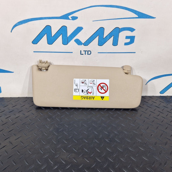 16-24 AUDI A5 F5 FRONT LEFT PASSENGER SIDE SUN VISOR 5G0010844A