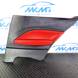 14-16 BMW 2 SERIES F22 OEM REAR RIGHT DRIVER HALF RED DOOR CARD PANEL 7311484