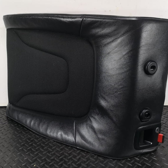 08-16 AUDI A4 B8 S-LINE GENUINE REAR LEFT SEAT BACKREST IN BLACK HALF LEATHER