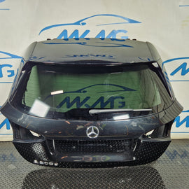 18-ON MERCEDES BENZ A CLASS W177 REAR BOOTLID TAILGATE PANEL IN COSMOS BLACK 191