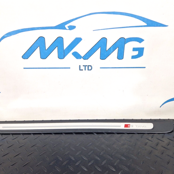 10-18 AUDI A7 4G S-LINE DOOR SILL COVER TRIM FRONT LEFT PASSENGER SIDE 4G8853373