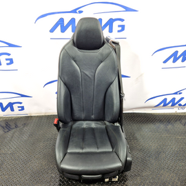 11-18 BMW 6 SERIES F13 FRONT LEFT N/S COMFORT  HEATED BLACK LEATHER MEMORY SEAT
