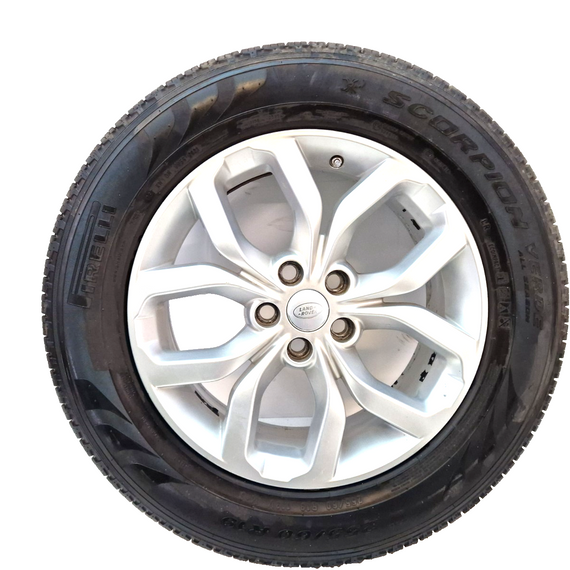 17-ON LAND ROVER L462 OEM ALLOY WHEEL RIM & TYRE 8MM 255/60/19 HY32-1007-DA