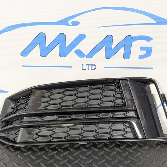 16-19 AUDI A4 B9 GENUINE OEM FRONT LEFT N/S BUMPER LOWER GRILLE GRILL 8W0807681F