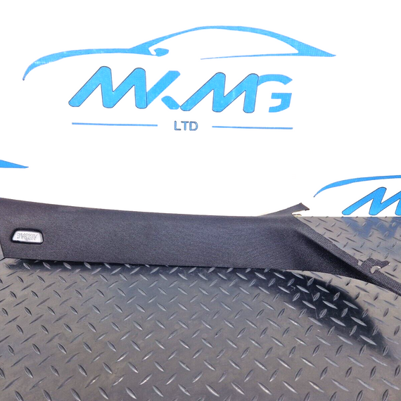 11-18 BMW 6 SERIES F06 A PILLAR TRIM DRIVER RIGHT SIDE COVER BLACK 8051014