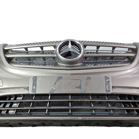 14-23 MERCEDES VITO W447 GENUINE COMPLETE FRONT BUMPER IN INDIUM GREY 9963