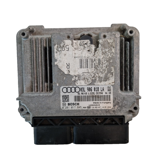 12-18 AUDI A6 C7 GENUINE OEM DIESEL ENGINE CONTROL MODULE ECU UNIT 03L906018LA